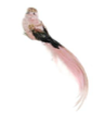 Pink Velvet Feather Bird