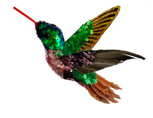 Hummingbird Blue-Pink Sequin
