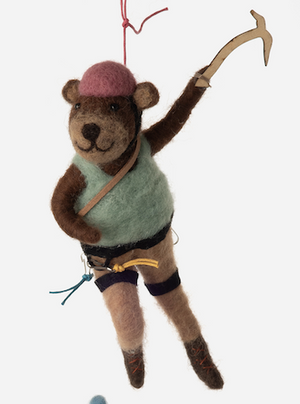 Mountain Climber Ornament