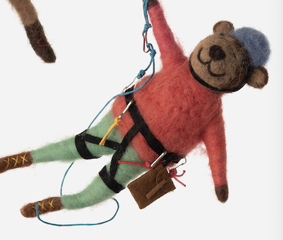 Mountain Climber Ornament