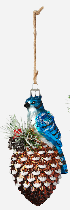 Pinecone with Animal Ornament