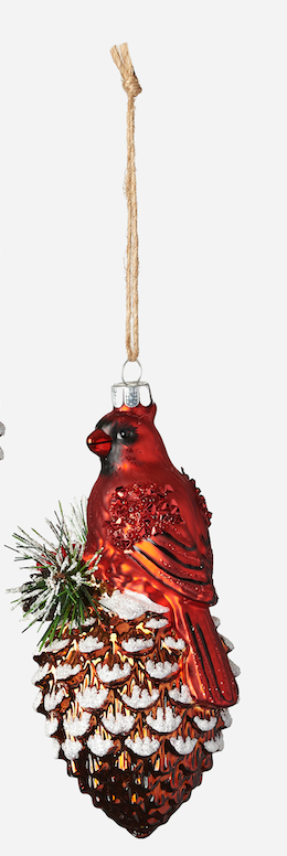 Pinecone with Animal Ornament