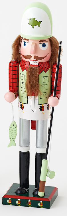 Outdoorsman Wooden Nutcracker