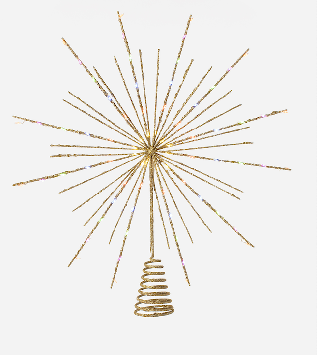 Lit Starburst Tree Topper