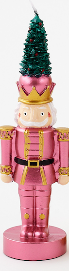 Nutcracker with Tree Candle