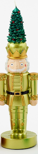 Nutcracker with Tree Candle