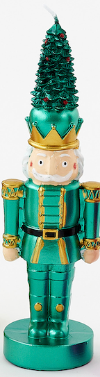Nutcracker with Tree Candle