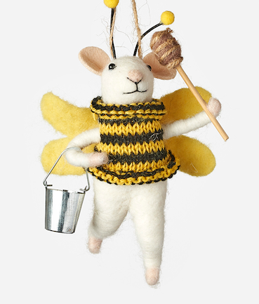Animals Dressed as Bees Ornament