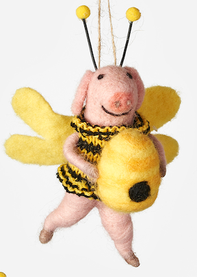 Animals Dressed as Bees Ornament