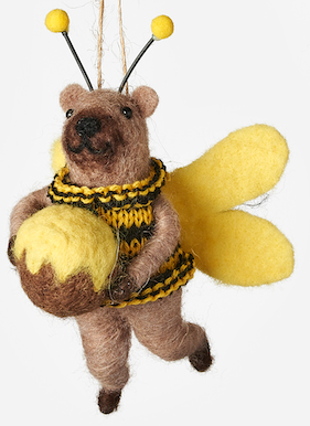 Animals Dressed as Bees Ornament