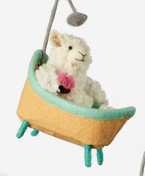 Bathtub Critter Ornaments