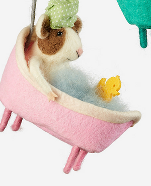 Bathtub Critter Ornaments