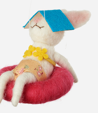 Tubing Animal Ornament