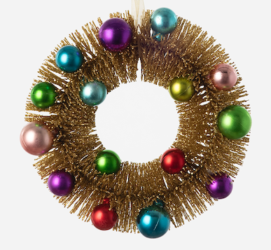 Shiny Ball Wreath Ornament
