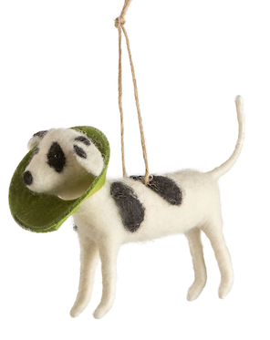 Cone Dog - Felt Ornament