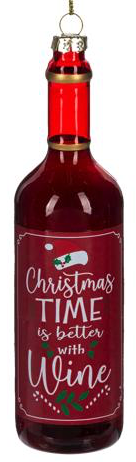 Glass Holiday Spirits Bottles