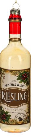 Glass Holiday Spirits Bottles