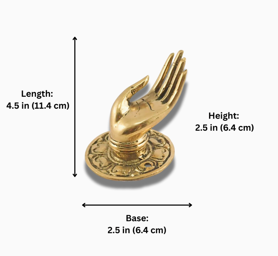 Brass Mudra Hand