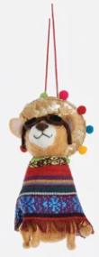 Mexican Chihuahua Wool Ornament