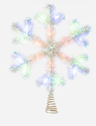 Lit Starburst Tree Topper with Adapter