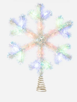 Lit Starburst Tree Topper with Adapter