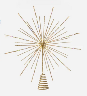 Lit Starburst Tree Topper with Adapter