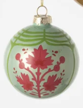 Deco Ball Glass Ornament