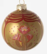 Deco Ball Glass Ornament