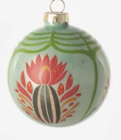 Deco Ball Glass Ornament