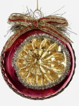 Reflector Ball Glass Ornament