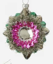 Reflector Ball Glass Ornament