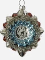 Reflector Ball Glass Ornament