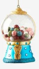 Gumball Machine Glass Ornament