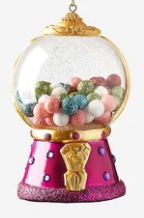 Gumball Machine Glass Ornament