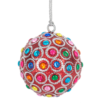 Beaded Colorful Ball Ornaments
