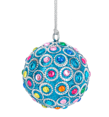 Beaded Colorful Ball Ornaments