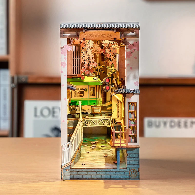 Sakura Tram - DIY Book Nook Kit