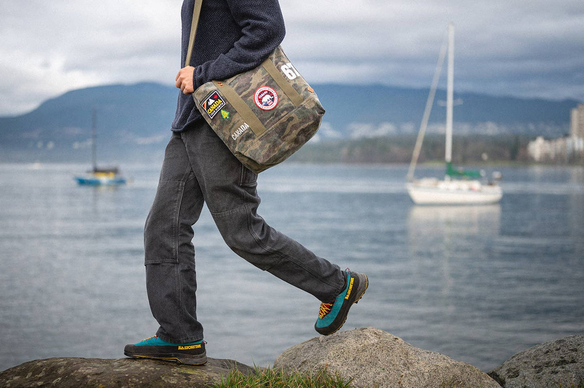 CANADA CAMOUFLAGE CANVAS TOTE BAG