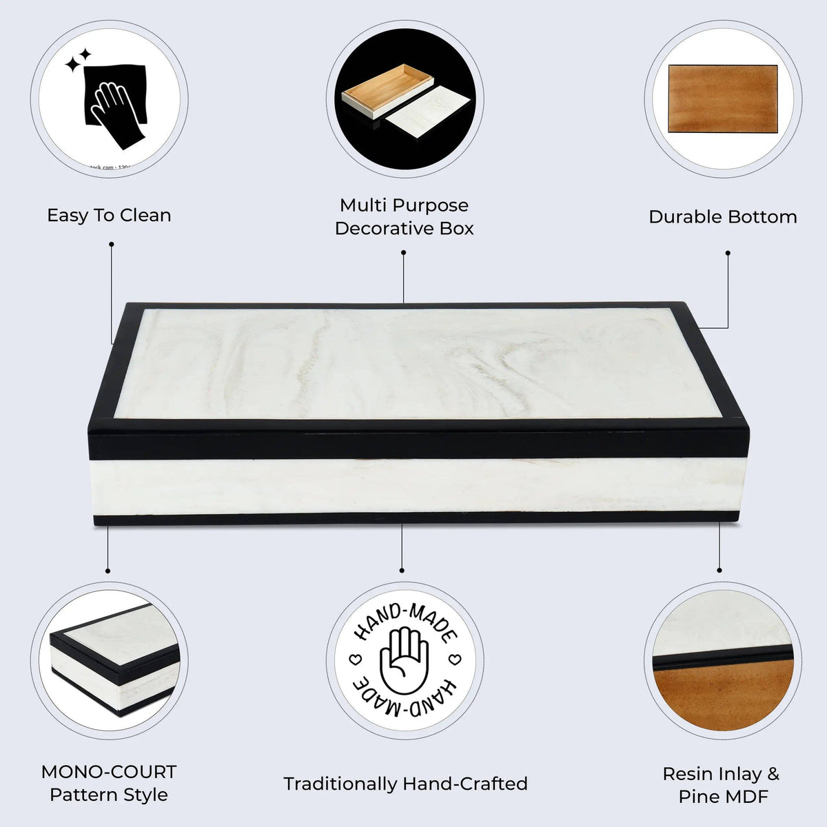 Black & White Decorative Box