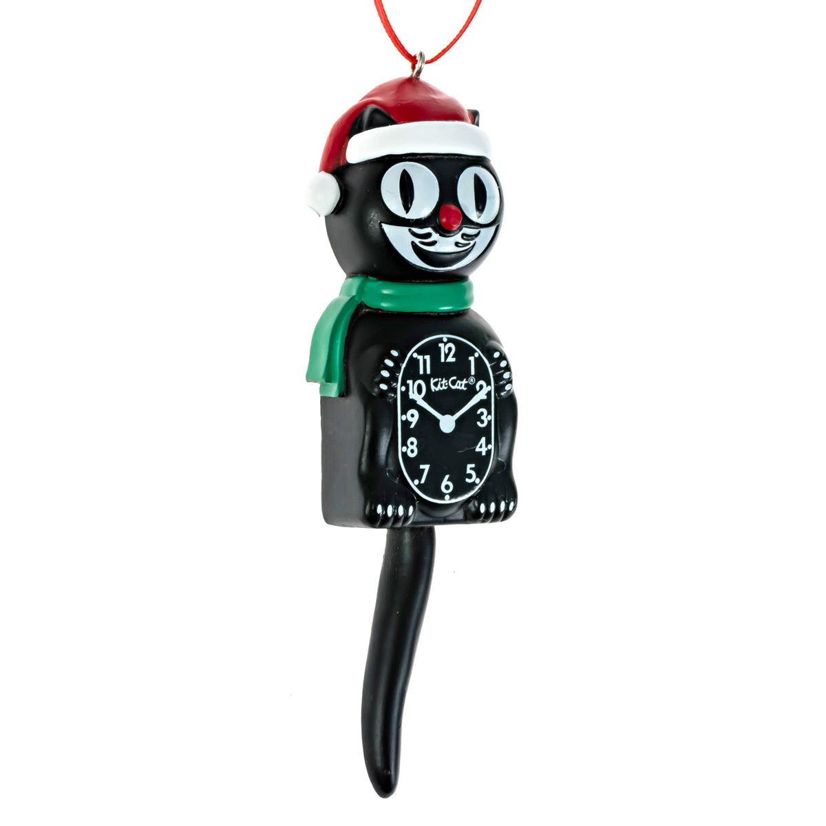 Kit-Cat Klock Christmas Ornament - Santa Hat