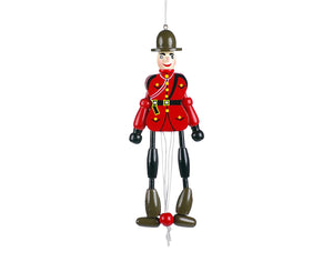 7" RCMP Jumping Jack Ornament