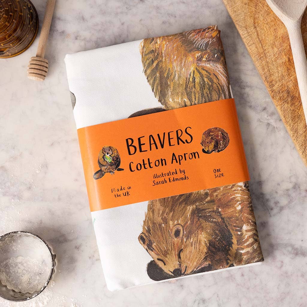 Beavers Animal Cotton Apron
