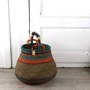 Pot Basket Large - Traditional Palette