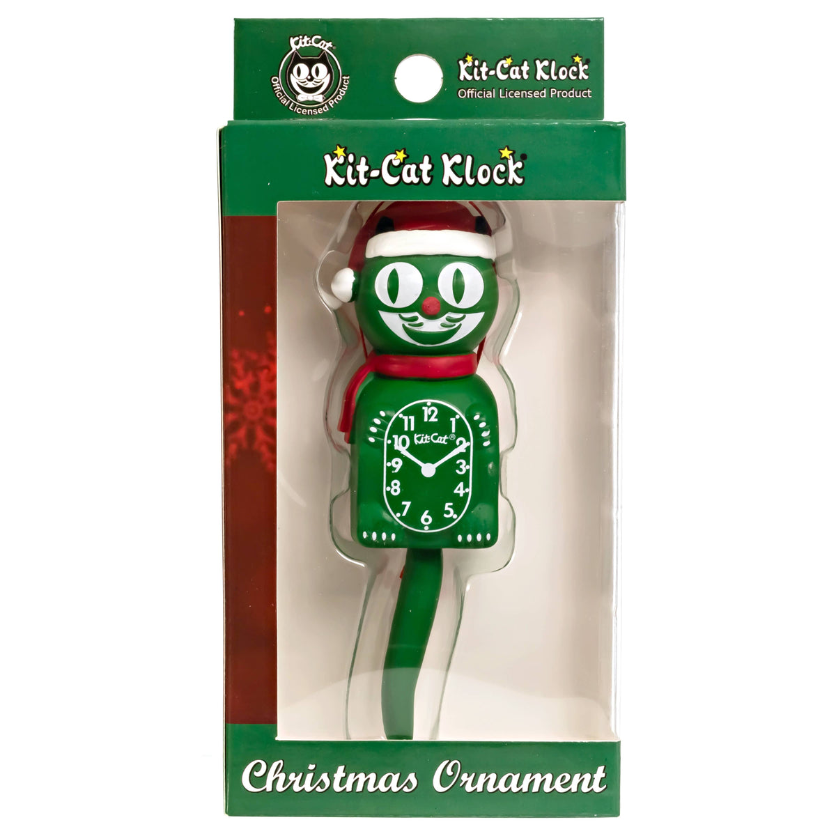 Kit-Cat Klock Christmas Ornament - Santa Hat