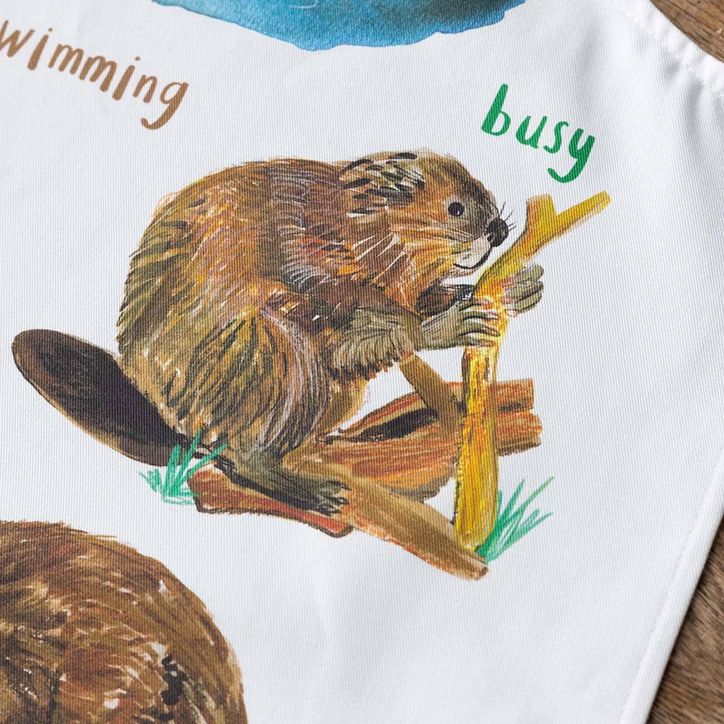 Beavers Animal Cotton Apron
