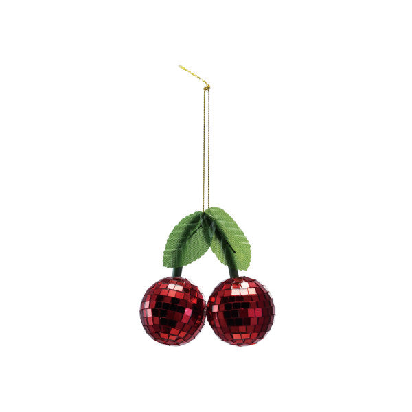 Disco Cherries - Glass Ornament