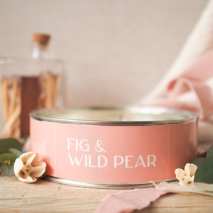 Fig and Wild Pear Triple Wick Candle | Large Fruity Candles