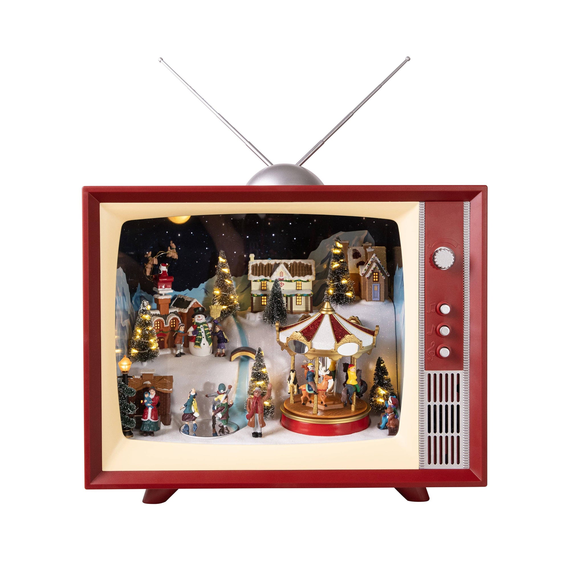 15" Animated & Musical Vintage Television