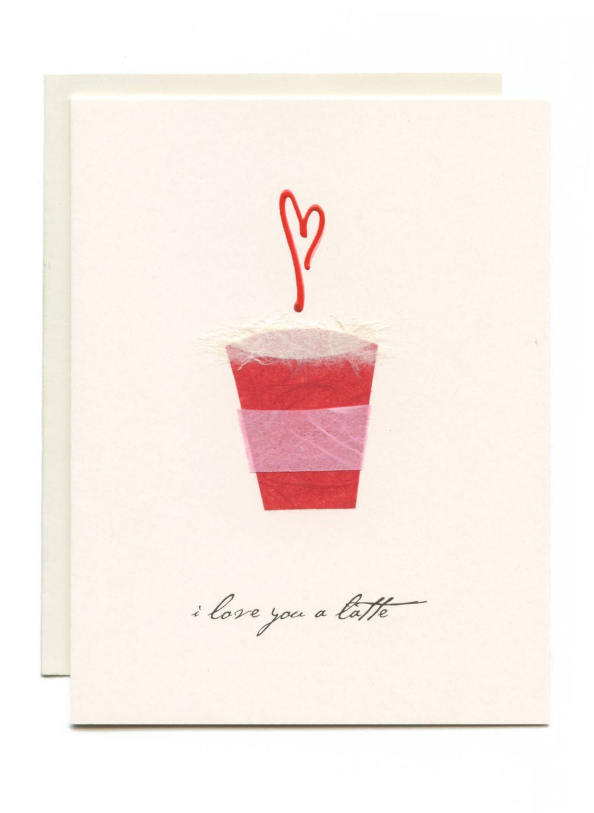 "I Love You a Latte" Red To Go Cup