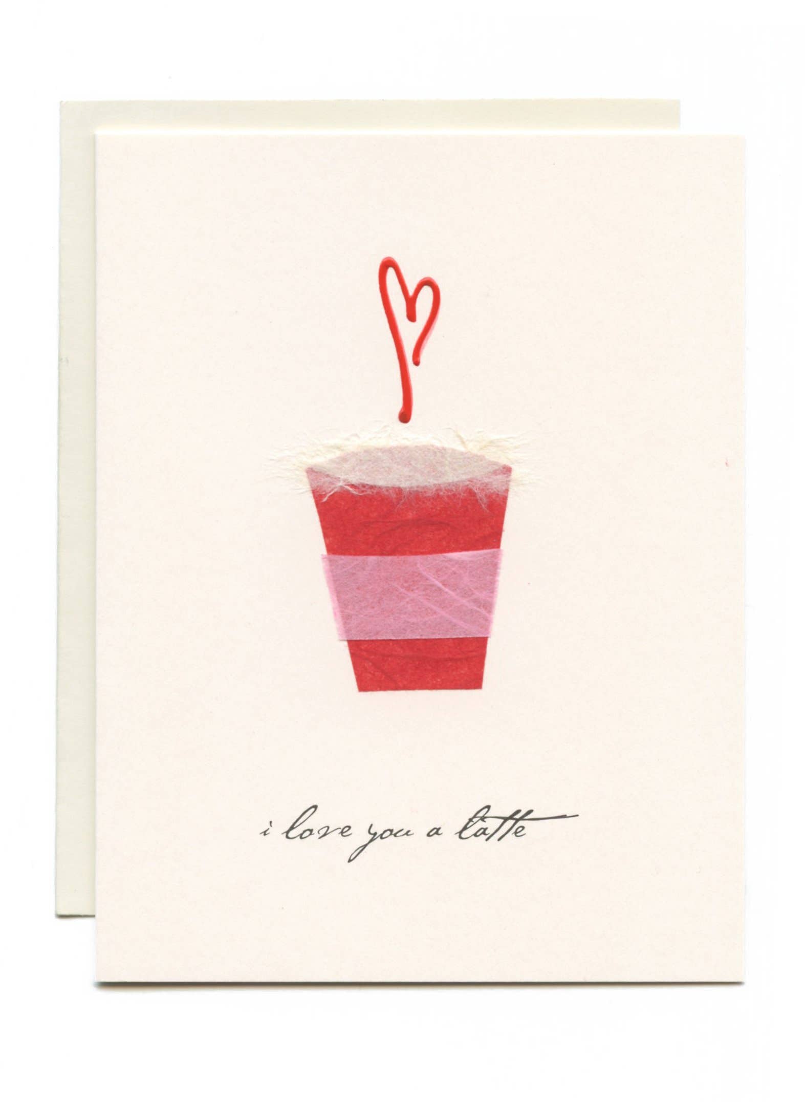 "I Love You a Latte" Red To Go Cup